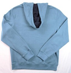 MBX Mens Hoodie Sweatshirt M Pullover Fleece Long Sleeve Sustainable Blue NEW