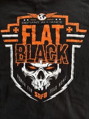 Flat black honor Few fear none hoodie medium official Merch NWOT Skull