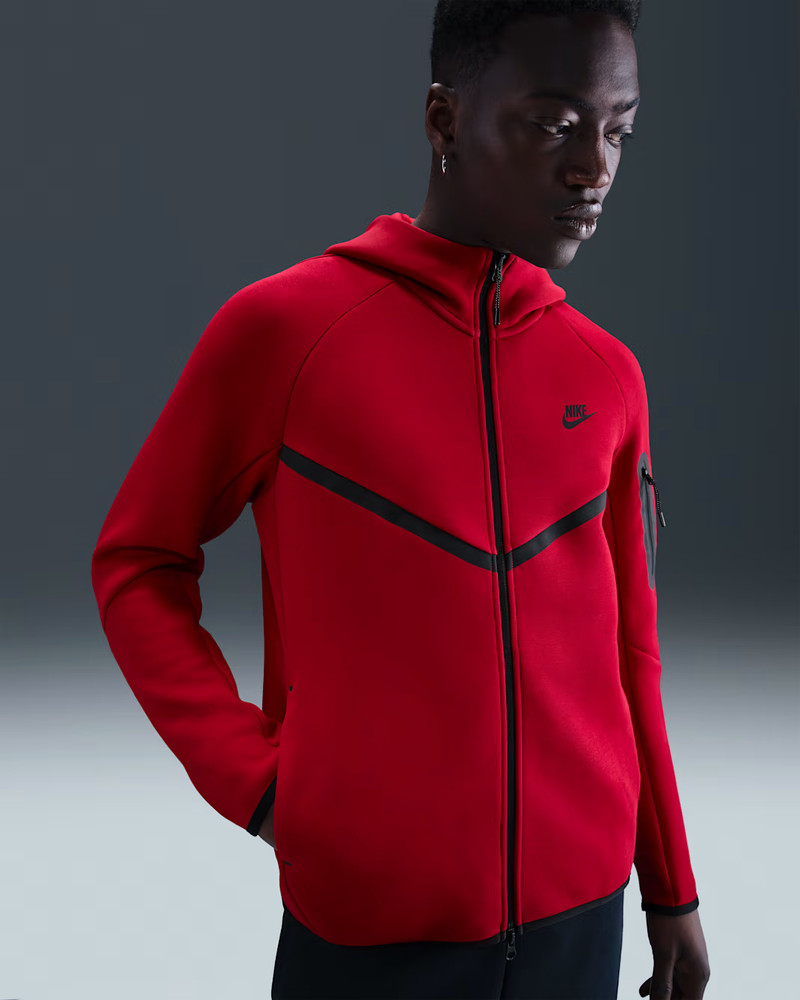 Nike Sportswear Tech Fleece Windrunner Jacket Mens Size M Gym Red HV0949 687