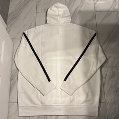 Polo Ralph Lauren Big and Tall Men’s Double Knit Hoodie White Navy Blue $168 New