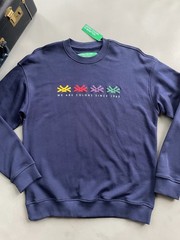 New, Nice! Benetton We Are Colors Crewneck Puff Ink Sweatshirt Size M