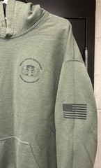 Omaha Police Department OPD Bomb Response Unit Hoodie Sweatshirt Green Mens Lage