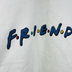 Vintage 1995 Friends TV Show Logo Graphic Crewneck Sweatshirt Made in USA XL