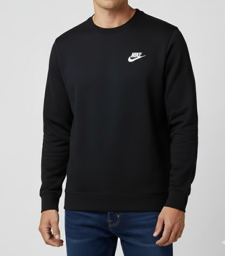 Nike Mens Club Crew Neck Fleece Sweatshirt