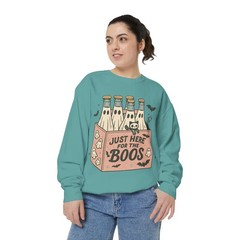Just Here For The Boos Sweatshirt Halloween Spooky Fall