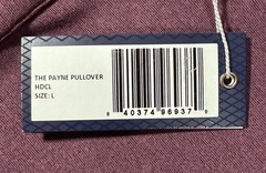 Holderness & Bourne Men’s The Payne Golf Pullover Snap Button Plum Large