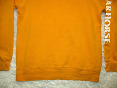 Warhorse Barbell Club Sweatshirt Men’s Size M Medium Yellow Long Sleeve Pullover