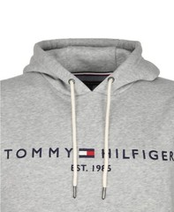 NWT-TOMMY HILFIGER Mens Embroidered Logo Pullover Fleece Hoodie : S-XXL