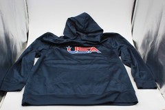 Men / Unisex Hoodies Pullover Hooded Sweatshirt USA Embroidered Size L