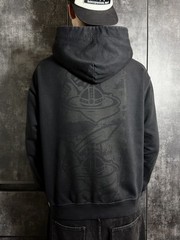 Sick Vivienne Westwood Anglomania Big Logo Orb Pirate Hoodie Luxury Streetwear L