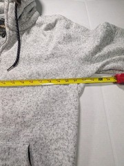 Quicksilver Keller Zip Hoodie Large Marled Gray