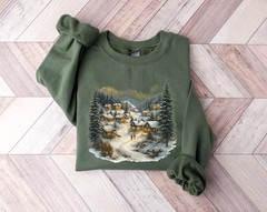 Christmas Town Holiday Winter Season Sweatshirt