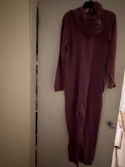 OnePiece light weight full body cotton jersey sweatsuit.