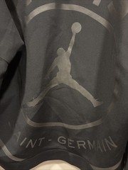 Nike Jordan Black Paris Saint Germain XXL TTG Zip Up Sweatshirt Pre Owned
