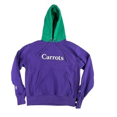 Champion Carrots Hoodie Mens Medium Purple Green Reverse Weave Anwar Streetwear