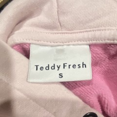 Teddy Fresh Pastel Color Block Retro Hoodie Sweatshirt Size S Pink/Blue/Purple