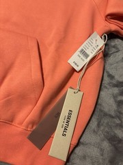 NWT Fear of God Essentials Coral Hoodie Size Small 100% Authentic✅