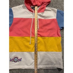 LATTE SPORT Sweatshirt Men Medium* Color Block Hoodie Hood Authentic Design USA*