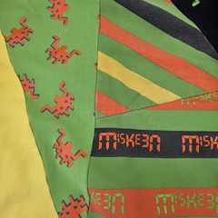 Miskeen Hoodie Mens XL Multicolor Full Zip Graphic Fleece Sweatshirt Colorful