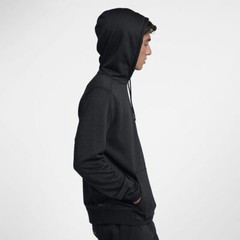Hurley Men’s Dri-FIT Disperse Pullover Hoodie Black Gray Blue Size Large NWT