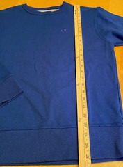 CHAMPION ROYAL BLUE EMBROIDERED LOGO CREWNECK SWEATSHIRT MENS SZ M
