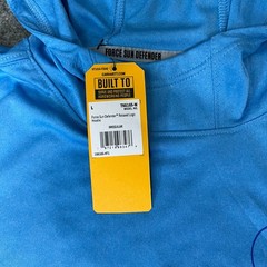 Carhartt Force Sun Defender Lightweight Hoodie – Blue Long Sleeve Men’s L