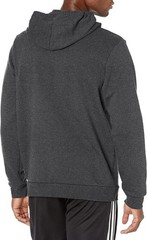 Adidas Essentials Fleece Men’s Hoodie Black/Dark Gray H12215 New
