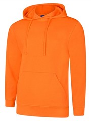UNEEK UC509 Deluxe Hoodie | Unisex Soft Casual Pullover Sweatshirt | Plain