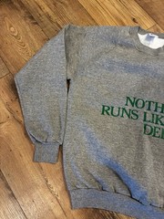 Vintage 80s John Deere Nothing Runs Like a Deere Crewneck Sweatshirt Size Large