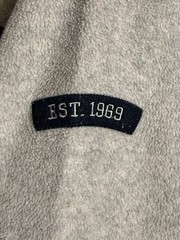 VTG Gap Hoodie Men’s Large Fleece Spellout Kangaroo Pocket Heavyweight Gray