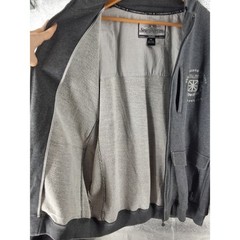 Seventh Letter Will Rise Dynasty Full Zip Sweatshirt Mens 2XL Gray Streetwear