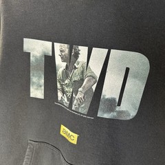 TWD The Walking Dead TV Show Promo Pullover Hoodie Sweatshirt Black Men’s Small