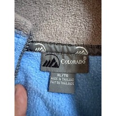 Bundle of 2 Mens XL Fleece Pullover Hoodie & Jacket Blue Lon Sleeve Adult.