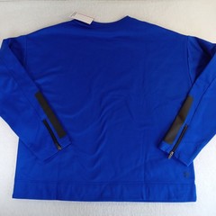 Sports Illustrated Men’s XL Blue Crew Neck Activewear Sweatshirt Zip Cuffs
