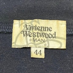 Vivienne Westwood MAN Double Zip Hoodie Orb Logo Green size 44 Made in japan