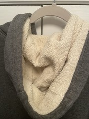 L.L.Bean Full Zip Sherpa-Lined Hooded Hoodie w/ Pockets Gray Men’s XXL-Tall