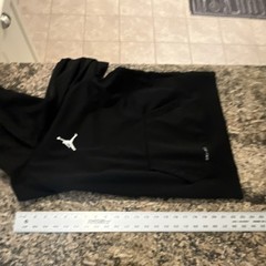 Jordan Dri-FIT Hoodie Teens S Black Pullover Long Sleeve Jumpman Logo
