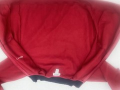 cuffys cape cod sweatshirt Full Zip Front Pockets Red Mens Medium