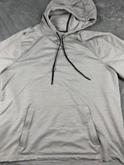 Rhone Luxe Knit Hoodie XL Short Sleeve Sweatshirt Heather Gray Men’s