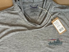 Patagonia Capilene Cool Daily Hoody, Medium, Feather Grey, NEW (45325)