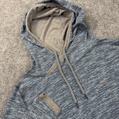 Hollister Hoodie Small Blue Marl Space Dye Lightweight Pullover Men’s