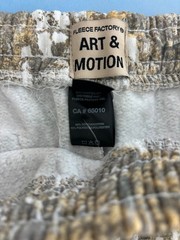 Art & Motion Forest Camo Shorts w/ Pockets Adult Size Medium