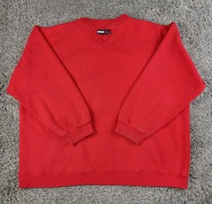 Vintage Tommy Hilfiger Sweatshirt Men’s Size Large Red Crewneck Pullover 90s