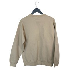 AC/DC Men’s Medium Crewneck Sweatshirt – Beige Lightning Bolt Graphic