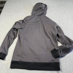 Specialized Hoodie Mens Large Gray Relaxed Fit Full Zip Cycling Bike Waffle Knit