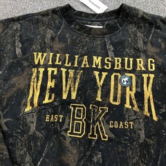 Aeropostale Cloud Soft Sweatshirt Mens Medium Black Fleece Williamsburg New York