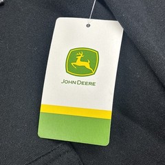 John Deere Hoodie Men Small Black Kangaroo Pocket Hooded Sweatshirt Pullover NWT