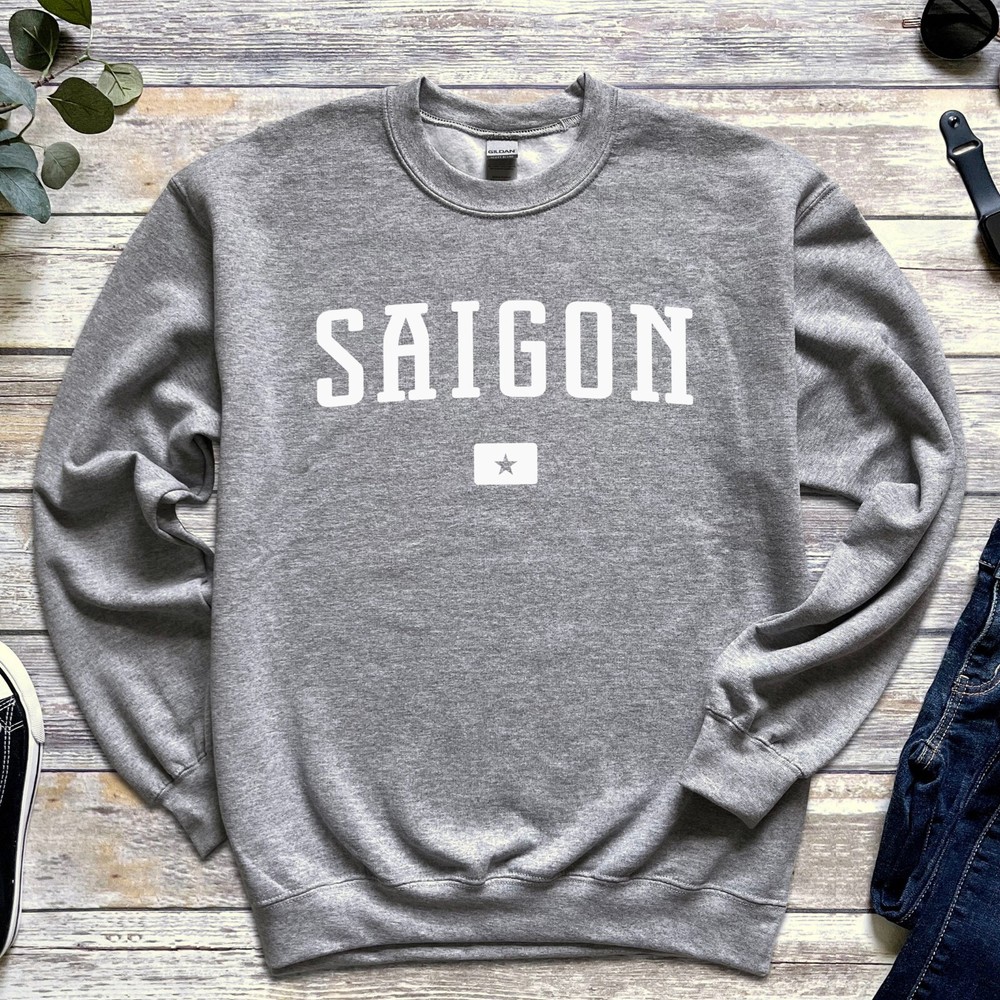 Saigon Sweatshirt | Saigon Vietnam Crewneck Sweatshirt | Ho Chi Minh City