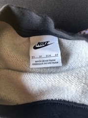 Nike Men’s XS Fleece Crew Neck Pullover Sweatshirt Gray Black White Camo