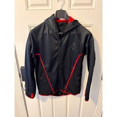 Black Difuzed Assassin’s Creed Odyssey technical hexagonal zip hoodie. Large